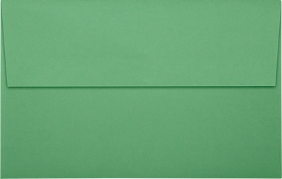 Holiday Green 32lb A10 Invitation Envelopes (6 x 9 1/2) with Peel & Seal