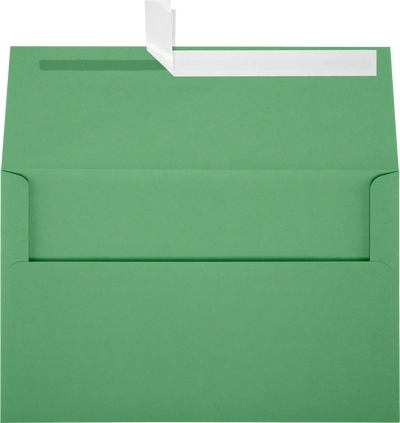 Holiday Green 32lb A10 Invitation Envelopes (6 x 9 1/2) with Peel & Seal