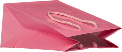 Pink Medium Glossy Gift Bags (8 x 10 x 4)