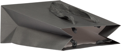 Gray Kraft Recycled Medium Matte Heavy Duty Gift Bags (8 x 10 x 4)