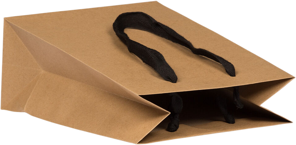 Brown Kraft Recycled Medium Matte Heavy Duty Gift Bags (8 x 10 x 4)