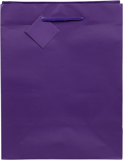 Purple Medium Matte Gift Bags (8 x 10 x 4)