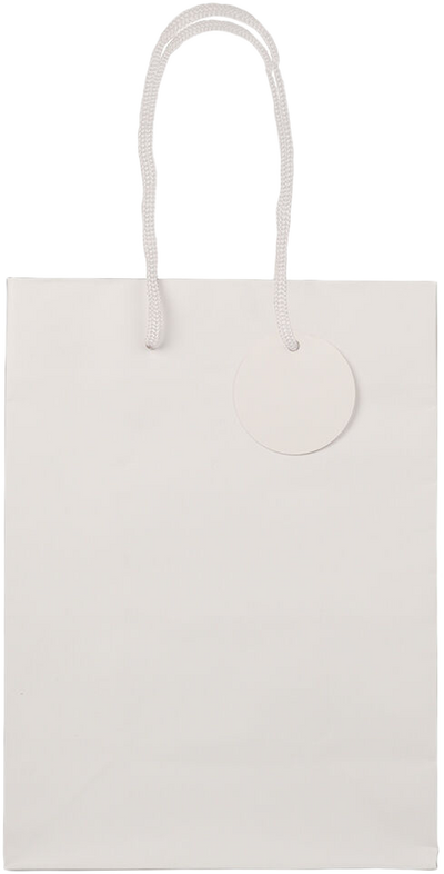 White Medium Matte Gift Bags (8 x 10 x 4)