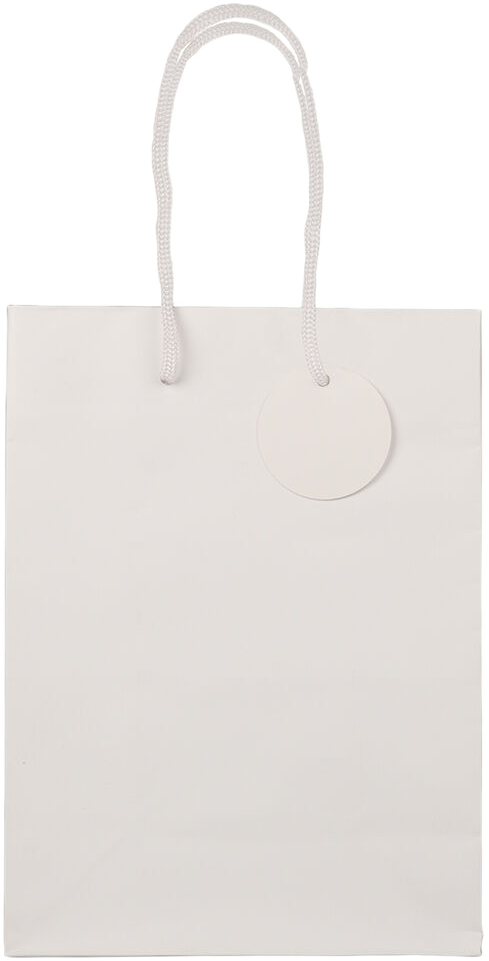 White Medium Matte Gift Bags (8 x 10 x 4)