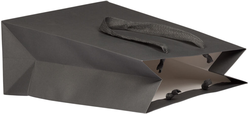 Gray Kraft Recycled Large Matte Heavy Duty Gift Bags (10 x 13 x 5)