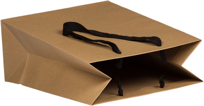 Brown Kraft Recycled Large Matte Heavy Duty Gift Bags (10 x 13 x 5)