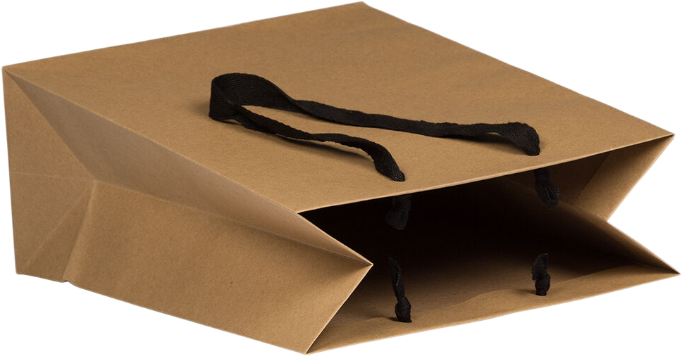 Brown Kraft Recycled Large Matte Heavy Duty Gift Bags (10 x 13 x 5)