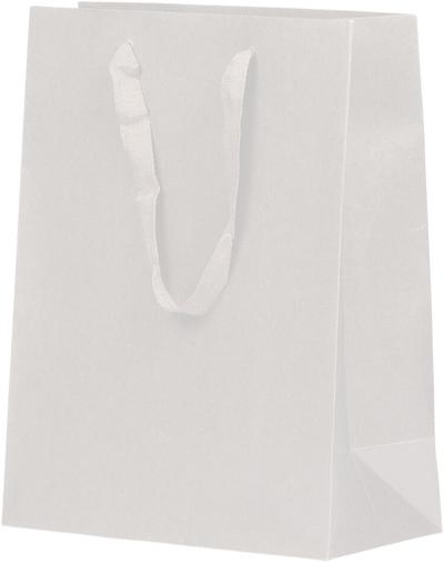 White Kraft Recycled Large Matte Heavy Duty Gift Bags (10 x 13 x 5)