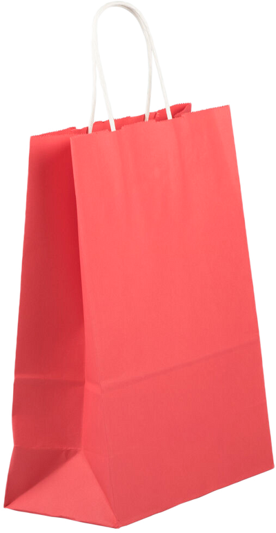 Red Kraft Large Gift Bags (10 x 13 x 5)