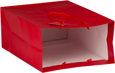 Red Large Matte Gift Bags (10 x 13 x 5)
