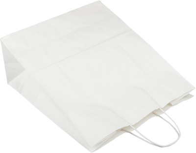 White Kraft X-Large Matte Gift Bags (12 5/8 x 15 1/2 x 6)