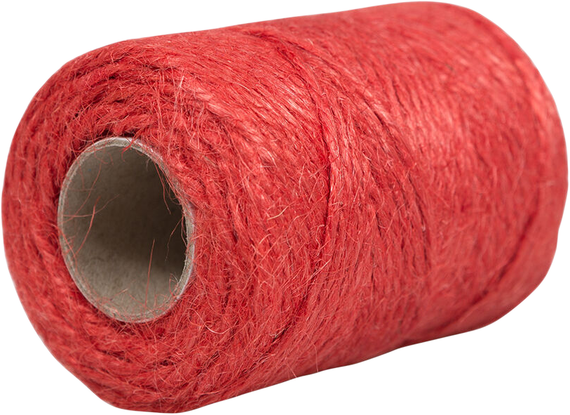 Red 75 Yards Twine Ribbon