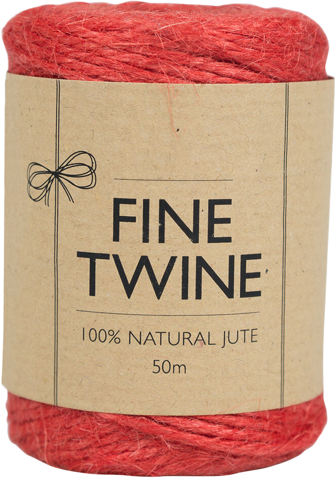 Red 75 Yards Twine Ribbon