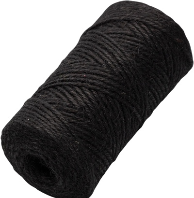 Black 75 Yards Twine Ribbon
