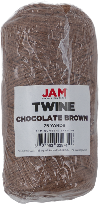 Chocolate 75 Yards Twine Ribbon
