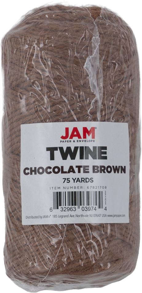 Chocolate 75 Yards Twine Ribbon