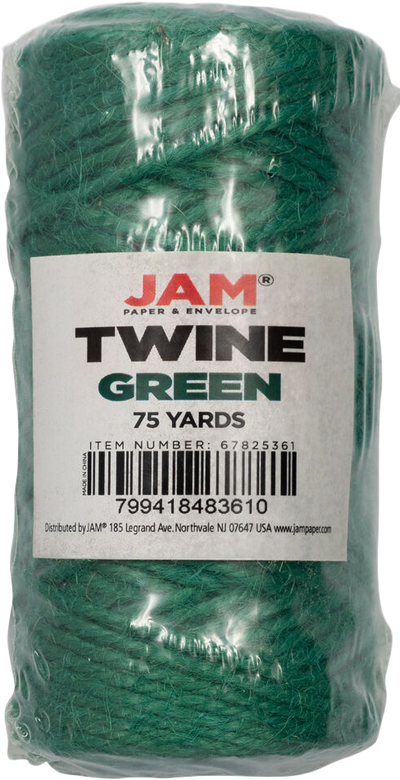 Green 75 Yards Twine Ribbon
