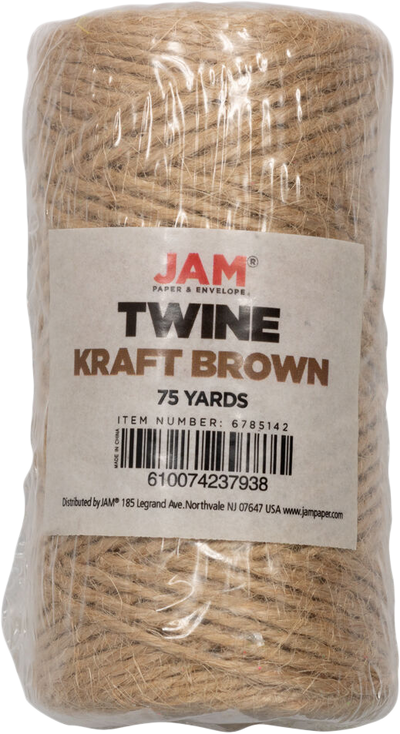 Kraft Brown 75 Yards Twine Ribbon