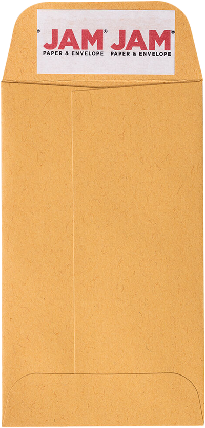 Brown Kraft 28lb #3 Coin Envelopes (2 1/2 x 4 1/4) with Peel & Seal