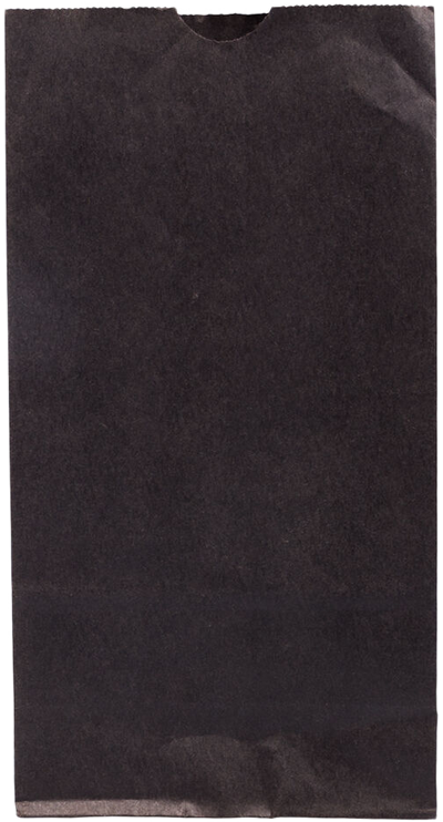 Black Kraft Small Paper Lunch Bags (4 1/4 x 5 1/2 x 2 3/8)