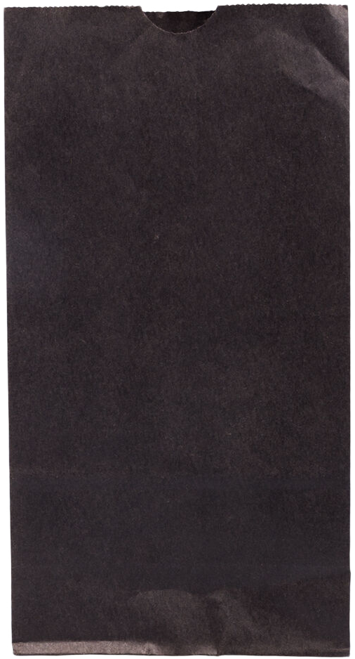 Black Kraft Small Paper Lunch Bags (4 1/4 x 5 1/2 x 2 3/8)