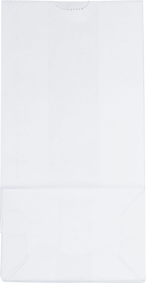 White Kraft Medium Paper Lunch Bags (5 x 9 3/4 x 3)