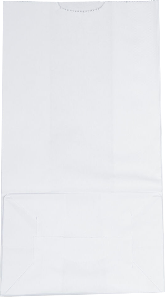 White Kraft Large Paper Lunch Bags (6 x 11 x 3 1/2)