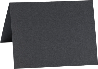 Anthracite Black Metallic 100lb A2 Foldover Card (4 1/4 x 5 1/2)