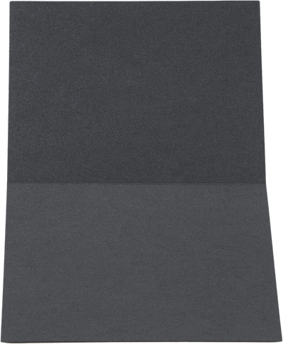 Anthracite Black Metallic 100lb 5 x 7 Foldover Cards