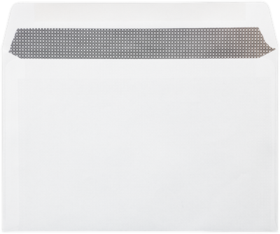 White with Security Tint 24lb 6 x 9 Booklet Window Envelopes