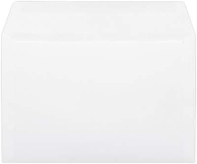 White 24lb 6 x 9 Booklet Window Envelopes