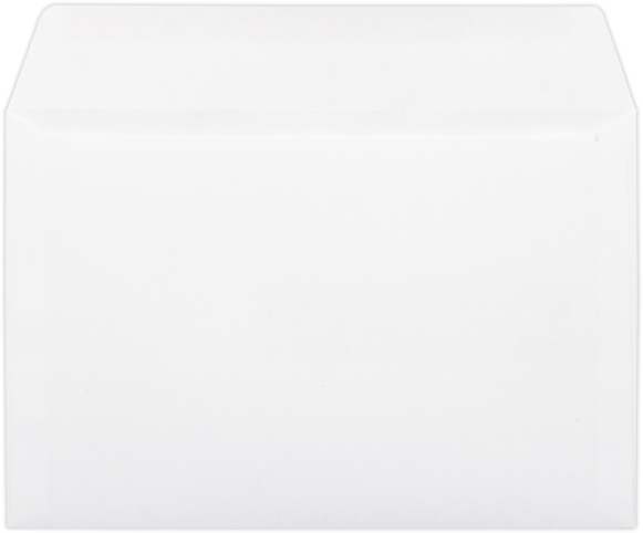 White 24lb 6 x 9 Booklet Window Envelopes