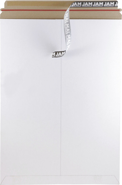 White 130lb 13 x 18 Photo Mailer Envelopes with Peel & Seal