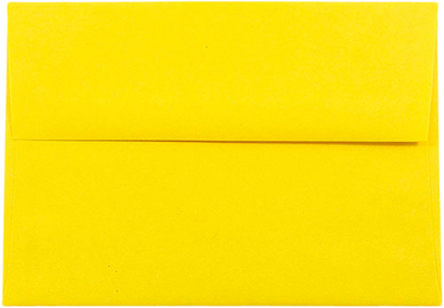 Yellow 24lb A7 Invitation Envelopes (5 1/4 x 7 1/4)