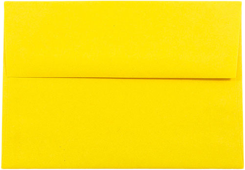 Yellow 24lb A7 Invitation Envelopes (5 1/4 x 7 1/4)