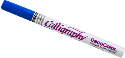 Blue Calligraphy Opaque Paint Marker