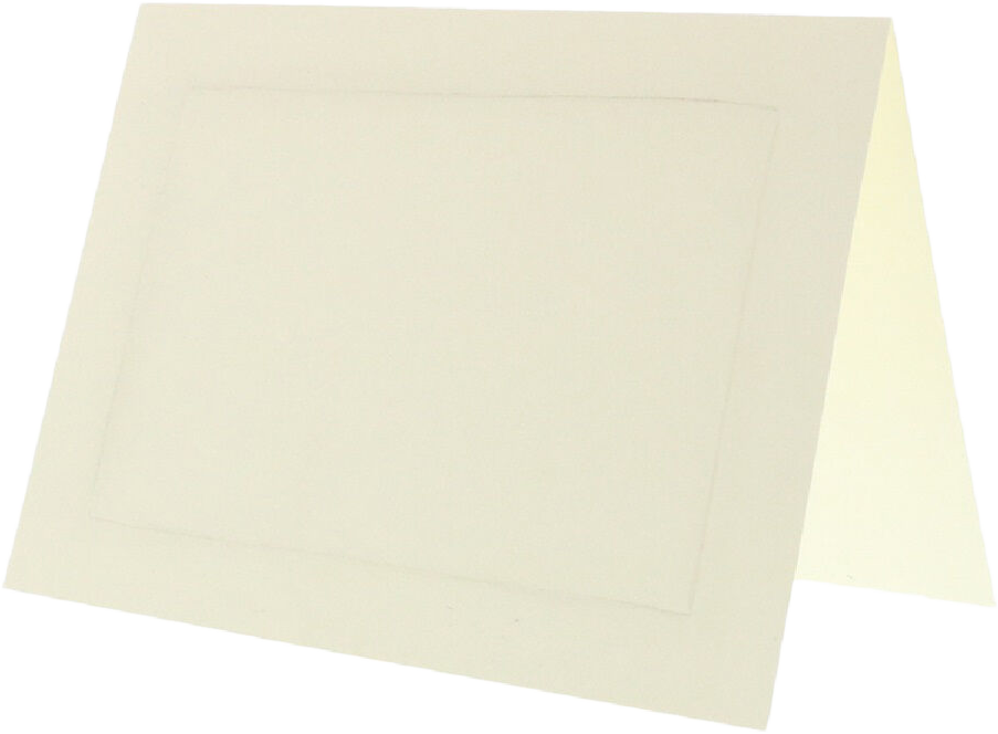 Ivory 65lb A2 Panel Foldover Cards (4 3/8 x 5 7/16)