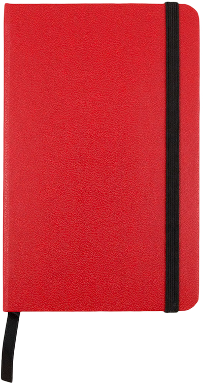 Red Small 3 3/4 x 5 5/8 Notebooks (100 Lined Pages)