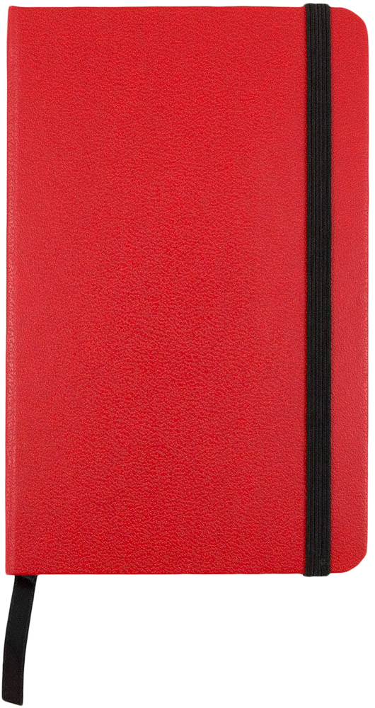 Red Small 3 3/4 x 5 5/8 Notebooks (100 Lined Pages)