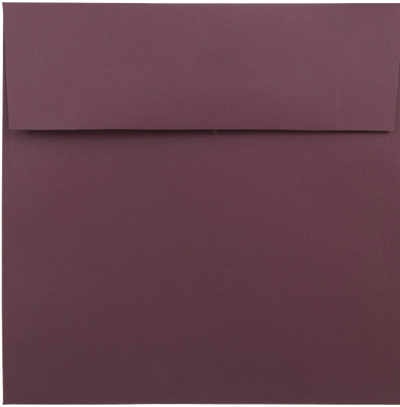 Burgundy Red 28lb 8 1/2 x 8 1/2 Square Envelopes