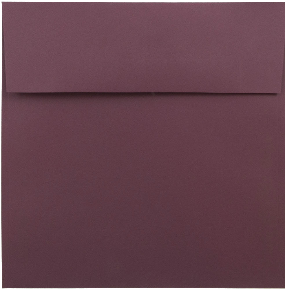 Burgundy Red 28lb 8 1/2 x 8 1/2 Square Envelopes