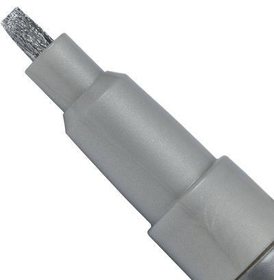 Silver Opaque Leafing Tip Paint Markers
