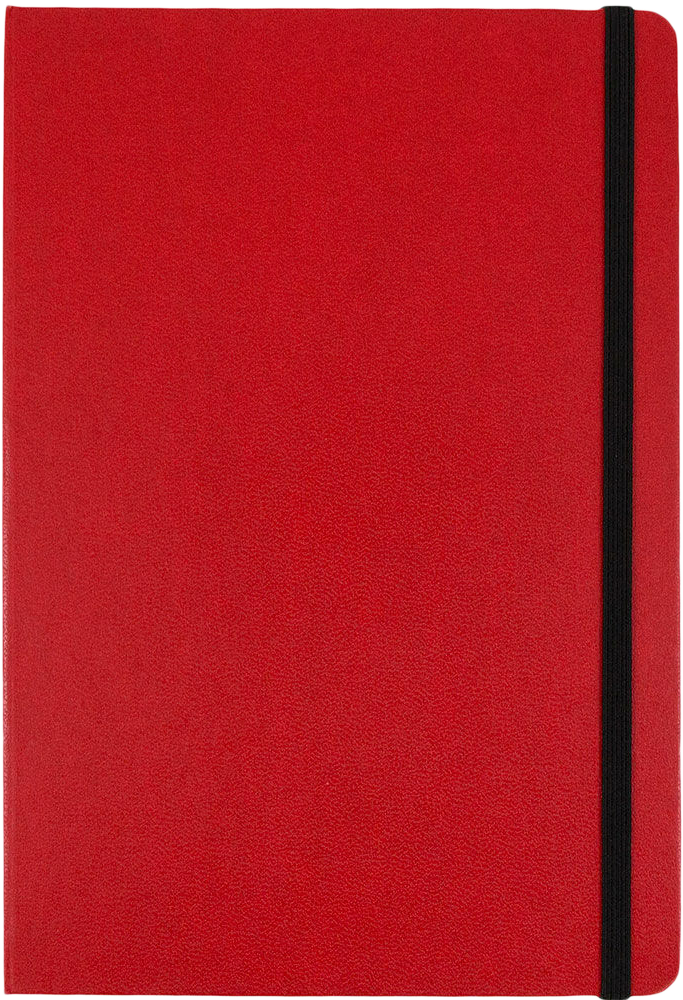 Red Large 5 7/8 x 8 1/2 Notebooks (100 Lined Pages)