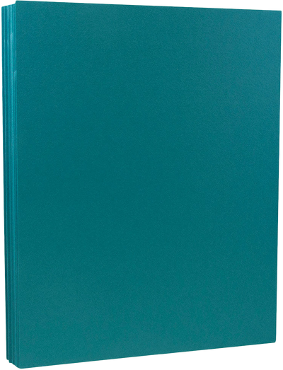 Teal 100lb 8 1/2 x 11 Cardstock