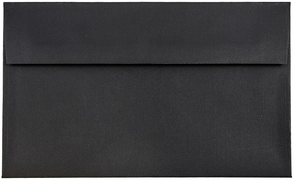 Black Linen 32lb A10 Invitation Envelopes (6 x 9 1/2)