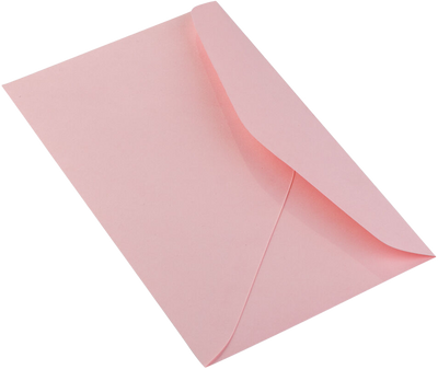 Pastel Pink 24lb #6 3/4 Regular Envelopes (3 5/8 x 6 1/2)