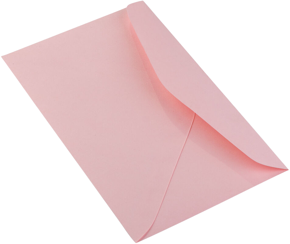 Pastel Pink 24lb #6 3/4 Regular Envelopes (3 5/8 x 6 1/2)