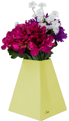 Fresh Green Paper Pop Flower Vases - 3 Pack