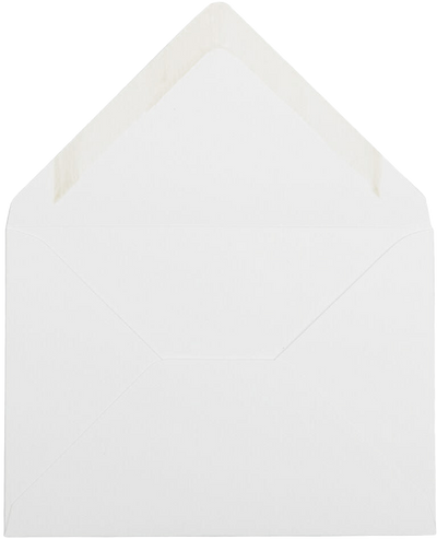 White 28lb A8 Invitation Envelopes (6 x 8 1/4)