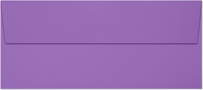 Violet Grape Purple 28lb #9 Slimline Square Flap Envelopes (3 7/8 x 8 7/8) with Peel & Seal
